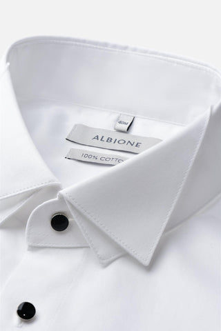 White Tuxedo DS Cotton Shirt  - Fashion  from Albione - Just 289 zł! Shop Now at Albione