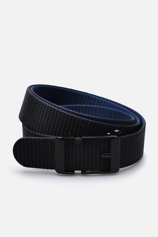 BELT ZKW0454 3,65 CM BLACK/NAVY MATT BLACK  - Fashion  from Albione - Just 99 zł! Shop Now at Albione