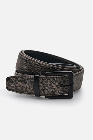 BELT ZKM93339C 3,2 CM TAUPE/BLACK MATT BLACK  - Fashion  from Albione - Just 99 zł! Shop Now at Albione