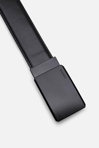 BELT ZKM93340 3,5 CM BLACK/TAUPE MATT GUN  - Fashion  from Albione - Just 99 zł! Shop Now at Albione