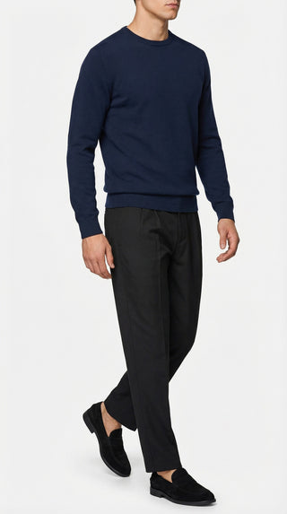 SWEATER ALKZSW22-09-C BLUE  - Fashion  from Albione - Just 260 zł! Shop Now at Albione