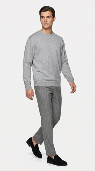 SWEATER ALKZSW22-09-C GREY  - Fashion  from Albione - Just 260 zł! Shop Now at Albione