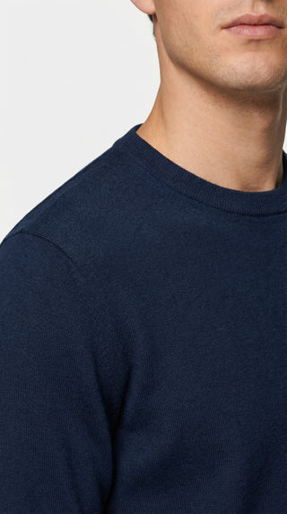 SWEATER ALKZSW22-09-C BLUE  - Fashion  from Albione - Just 260 zł! Shop Now at Albione