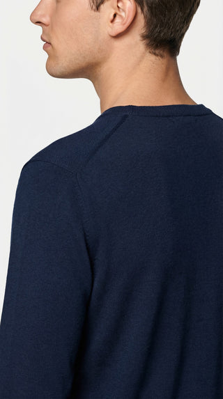 SWEATER ALKZSW22-09-C BLUE  - Fashion  from Albione - Just 260 zł! Shop Now at Albione