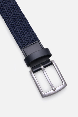 BELT ZKX92027 3,5 CM NAVY  - Fashion  from Albione - Just 70 zł! Shop Now at Albione