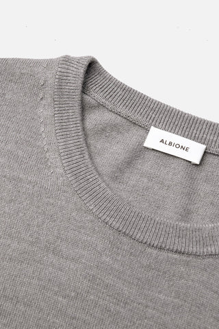 SWEATER ALKZSW22-09 LIGHT GREY  - Fashion  from Albione - Just 300 zł! Shop Now at Albione