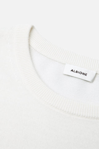 SWEATER ALKZSW22-09 WHITE  - Fashion  from Albione - Just 300 zł! Shop Now at Albione