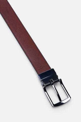 BELT DOUBLE BLACK/BROWN BLK NICKLE 3.5CM  - Fashion  from Albione - Just 99 zł! Shop Now at Albione